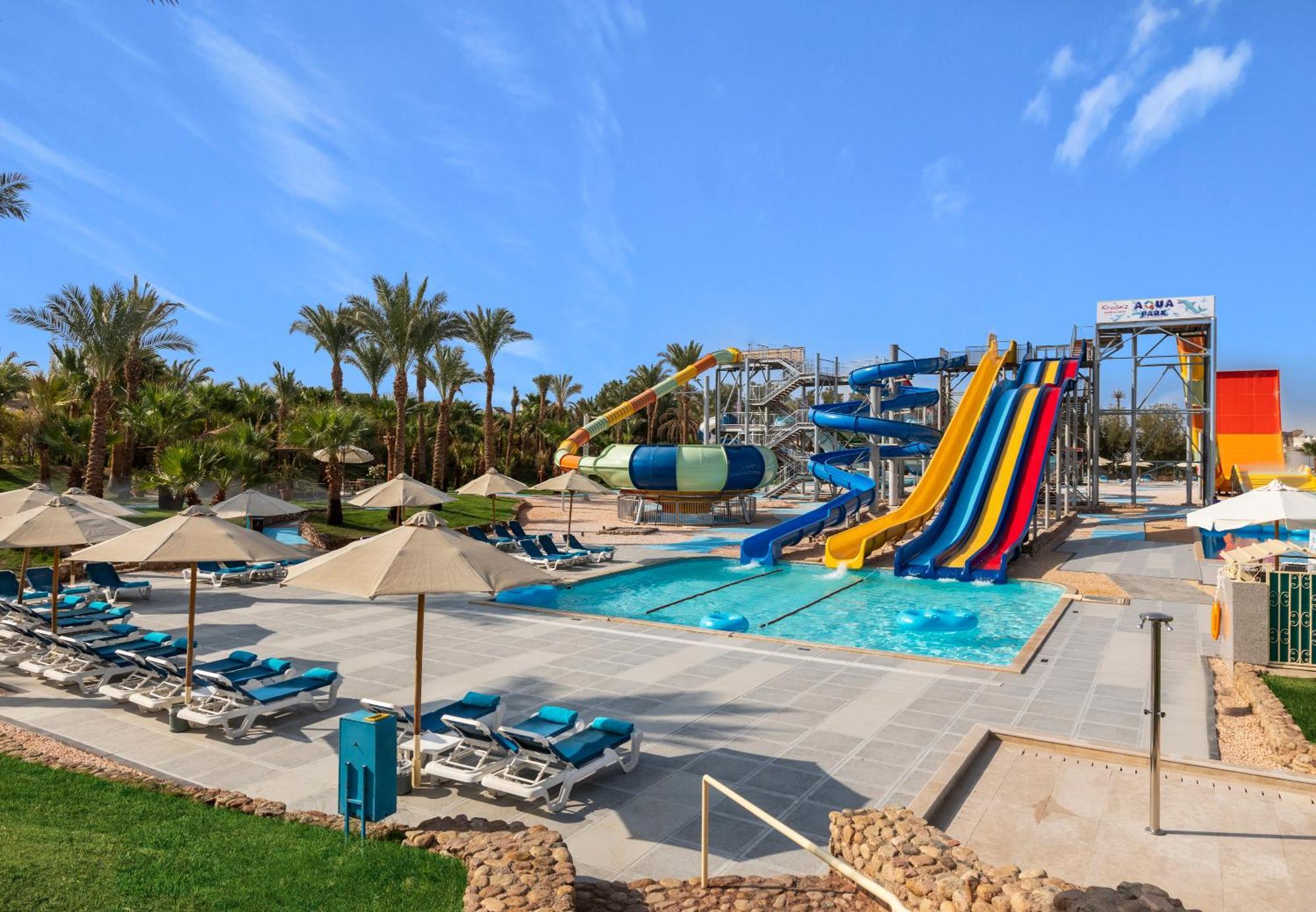 ホテル Xperience Kiroseiz Aquapark Premier-Naama Bay シャルム・エル・シェイク エクステリア 写真 Aqua Park at Hilton Sharm El Sheikh Resort